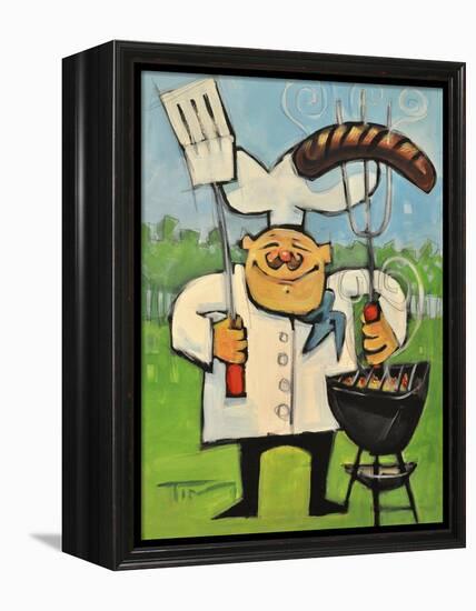 Backyard Bistro-Tim Nyberg-Framed Premier Image Canvas