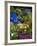 Backyard Flower Garden With Chair-Darrell Gulin-Framed Photographic Print