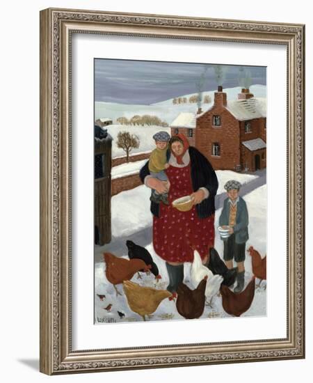 Backyard in Winter-Margaret Loxton-Framed Giclee Print