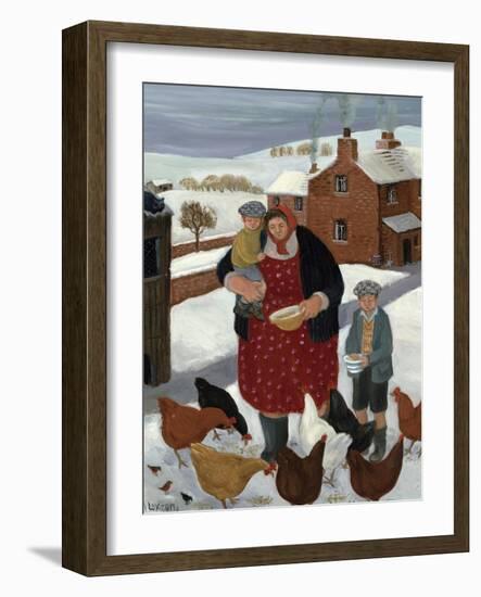 Backyard in Winter-Margaret Loxton-Framed Giclee Print
