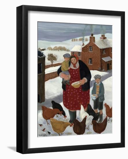 Backyard in Winter-Margaret Loxton-Framed Giclee Print