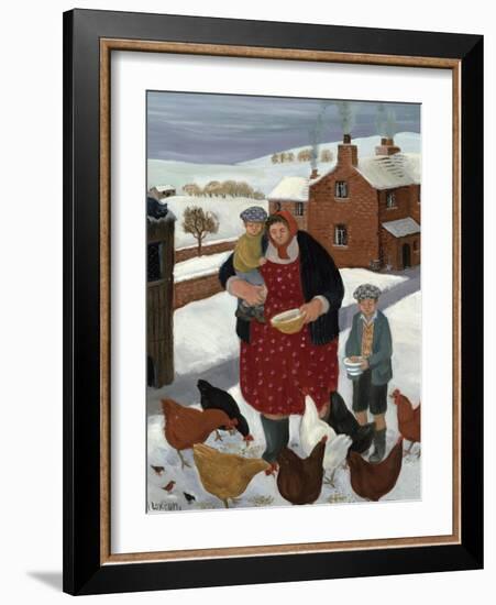 Backyard in Winter-Margaret Loxton-Framed Giclee Print