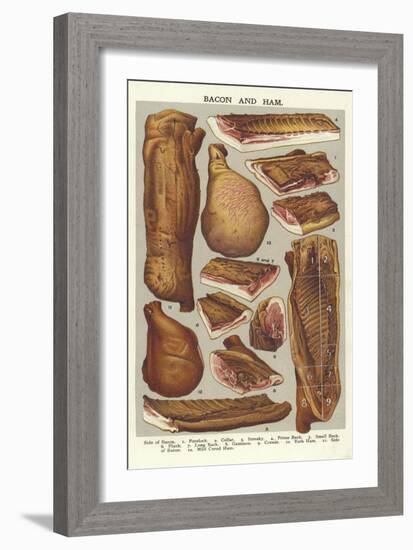 Bacon and Ham-null-Framed Giclee Print