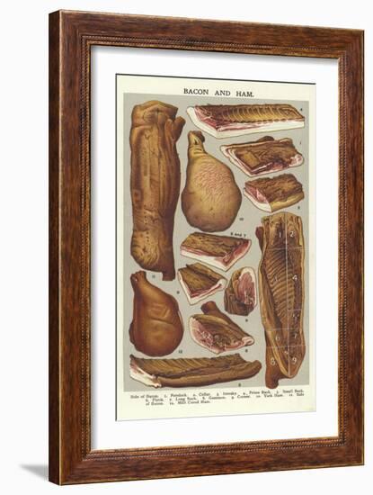 Bacon and Ham-null-Framed Giclee Print