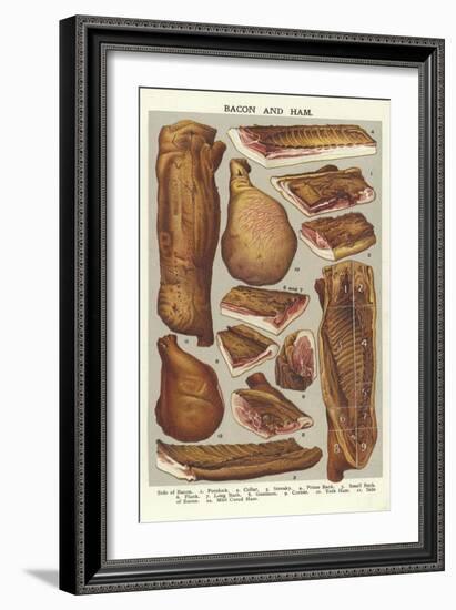 Bacon and Ham-null-Framed Giclee Print