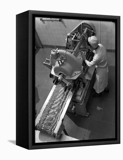 Bacon Slicing Machine, Danish Bacon Company, Selby, North Yorkshire, 1964-Michael Walters-Framed Premier Image Canvas