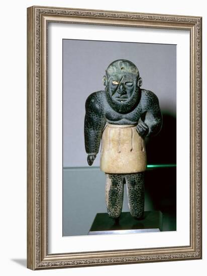 Bactrian statuette of the genie La Balafre (the Scarred One). Artist: Unknown-Unknown-Framed Giclee Print