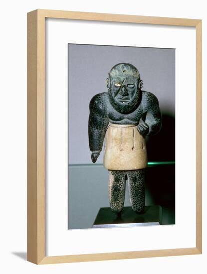 Bactrian statuette of the genie La Balafre (the Scarred One). Artist: Unknown-Unknown-Framed Giclee Print