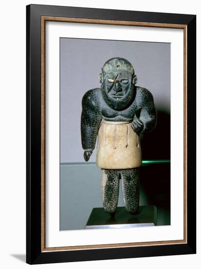 Bactrian statuette of the genie La Balafre (the Scarred One). Artist: Unknown-Unknown-Framed Giclee Print