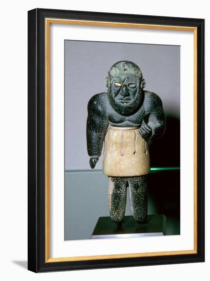 Bactrian statuette of the genie La Balafre (the Scarred One). Artist: Unknown-Unknown-Framed Giclee Print