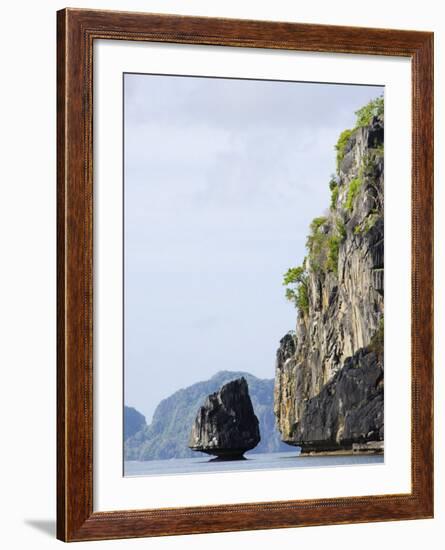 Bacuit Bay, El Nido Town, Palawan Province, Philippines, Southeast Asia-Kober Christian-Framed Photographic Print