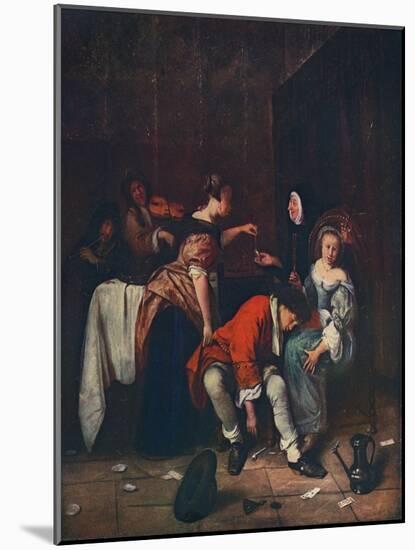 'Bad Company', c1665-Jan Steen-Mounted Giclee Print