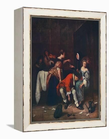 'Bad Company', c1665-Jan Steen-Framed Premier Image Canvas