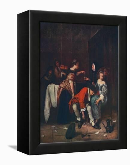 'Bad Company', c1665-Jan Steen-Framed Premier Image Canvas