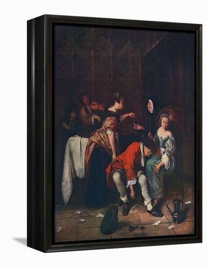 'Bad Company', c1665-Jan Steen-Framed Premier Image Canvas