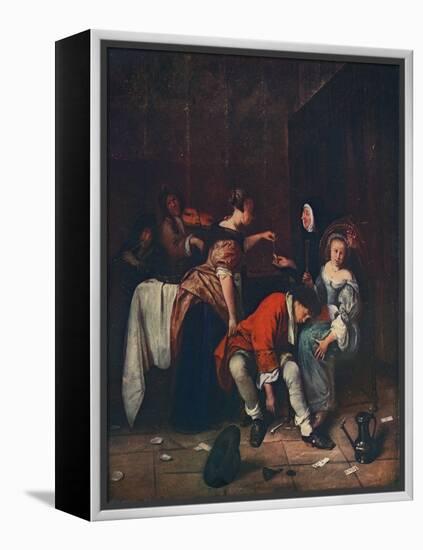 'Bad Company', c1665-Jan Steen-Framed Premier Image Canvas