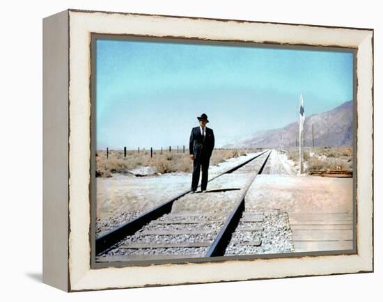 Bad Day At Black Rock, Spencer Tracy, 1955-null-Framed Stretched Canvas