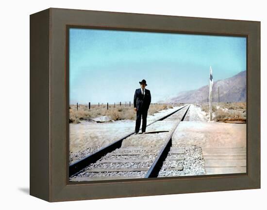 Bad Day At Black Rock, Spencer Tracy, 1955-null-Framed Stretched Canvas