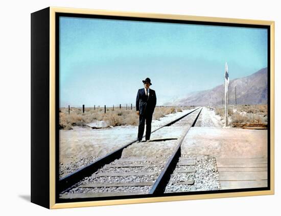 Bad Day At Black Rock, Spencer Tracy, 1955-null-Framed Stretched Canvas