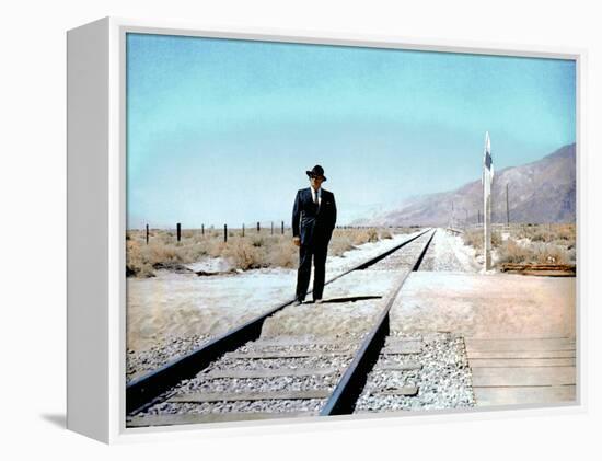 Bad Day At Black Rock, Spencer Tracy, 1955-null-Framed Stretched Canvas