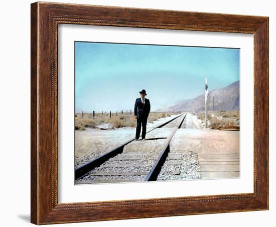 Bad Day At Black Rock, Spencer Tracy, 1955-null-Framed Photo