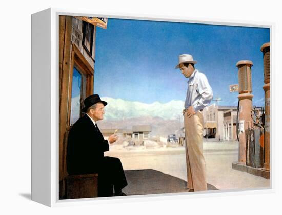 Bad Day At Black Rock, Spencer Tracy, Robert Ryan, 1955-null-Framed Stretched Canvas