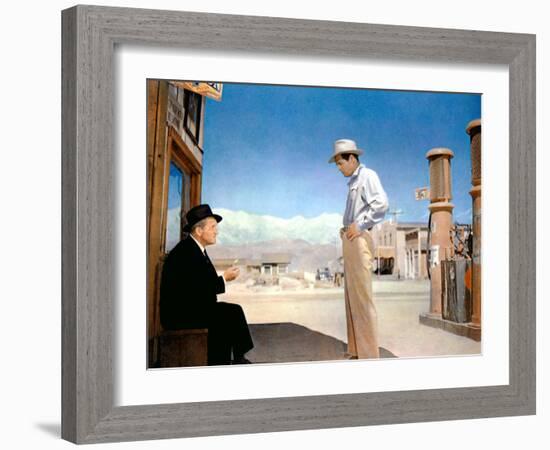 Bad Day At Black Rock, Spencer Tracy, Robert Ryan, 1955-null-Framed Photo