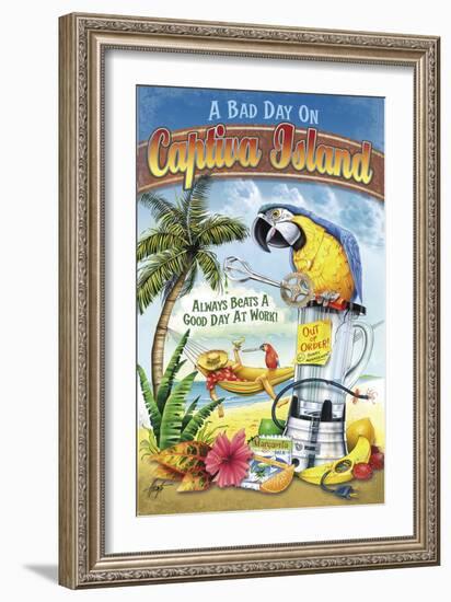 Bad Day Captiva-James Mazzotta-Framed Giclee Print