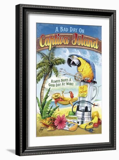 Bad Day Captiva-James Mazzotta-Framed Giclee Print