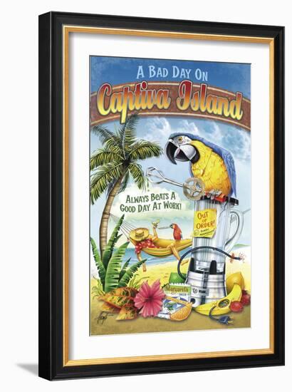 Bad Day Captiva-James Mazzotta-Framed Giclee Print