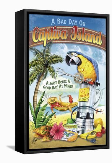 Bad Day Captiva-James Mazzotta-Framed Premier Image Canvas