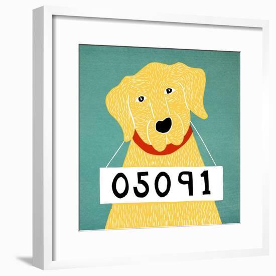 Bad Dog 05091 Yellow-Stephen Huneck-Framed Giclee Print