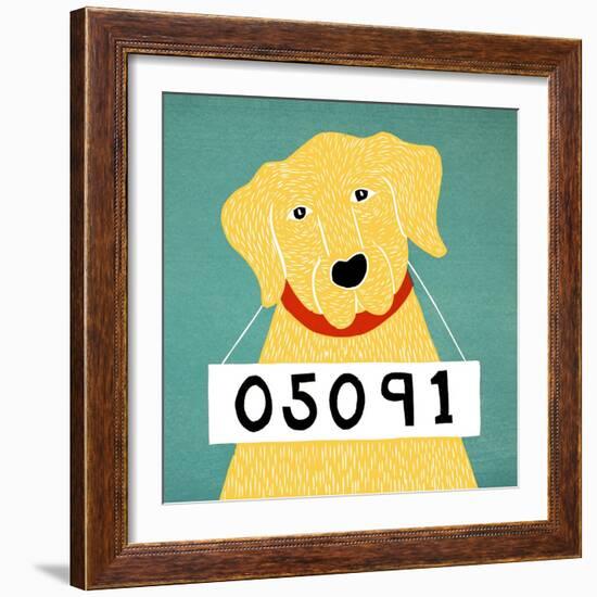 Bad Dog 05091 Yellow-Stephen Huneck-Framed Giclee Print