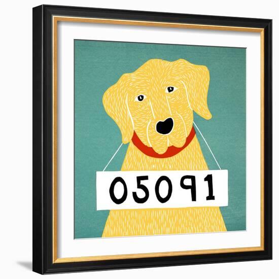 Bad Dog 05091 Yellow-Stephen Huneck-Framed Giclee Print