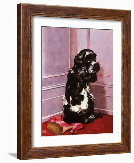 "Bad Dog, Butch," September 20, 1947-Albert Staehle-Framed Premium Giclee Print