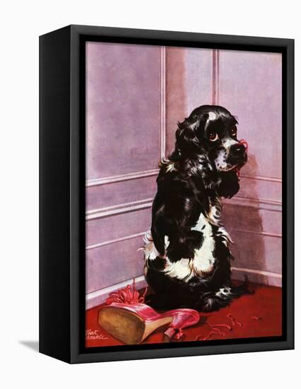 "Bad Dog, Butch," September 20, 1947-Albert Staehle-Framed Premier Image Canvas