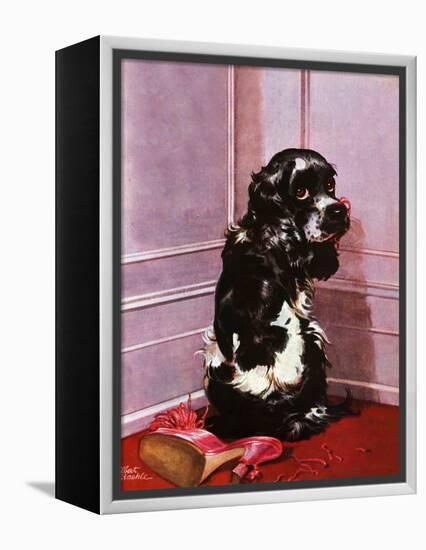 "Bad Dog, Butch," September 20, 1947-Albert Staehle-Framed Premier Image Canvas