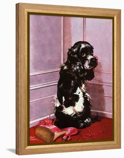 "Bad Dog, Butch," September 20, 1947-Albert Staehle-Framed Premier Image Canvas