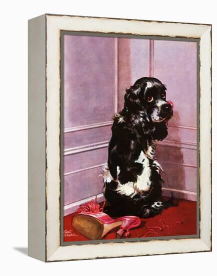 "Bad Dog, Butch," September 20, 1947-Albert Staehle-Framed Premier Image Canvas