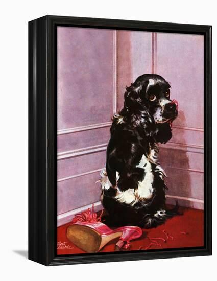 "Bad Dog, Butch," September 20, 1947-Albert Staehle-Framed Premier Image Canvas