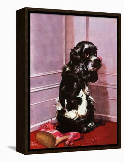 "Bad Dog, Butch," September 20, 1947-Albert Staehle-Framed Premier Image Canvas