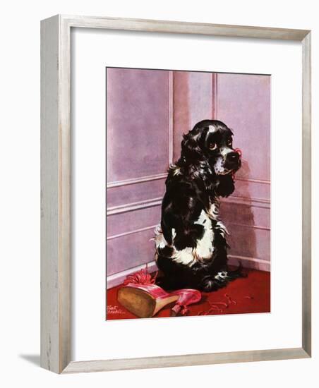 "Bad Dog, Butch," September 20, 1947-Albert Staehle-Framed Giclee Print