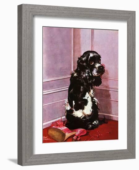 "Bad Dog, Butch," September 20, 1947-Albert Staehle-Framed Giclee Print