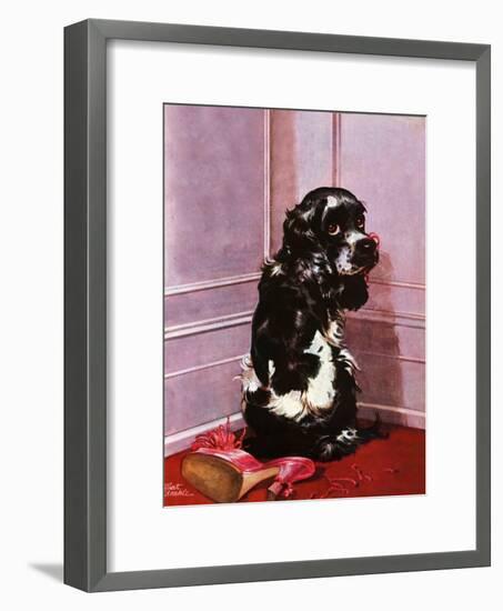 "Bad Dog, Butch," September 20, 1947-Albert Staehle-Framed Giclee Print
