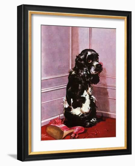 "Bad Dog, Butch," September 20, 1947-Albert Staehle-Framed Giclee Print