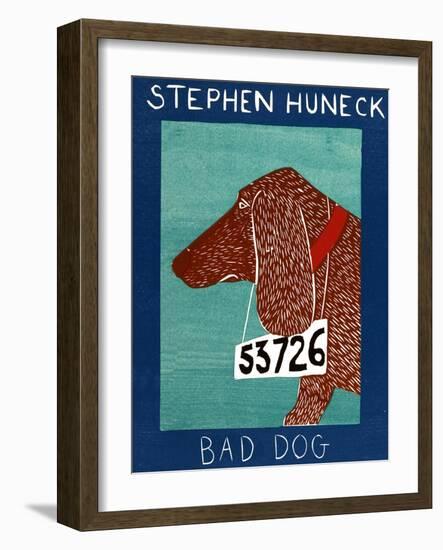 Bad Dog Dachshund Red-Stephen Huneck-Framed Giclee Print