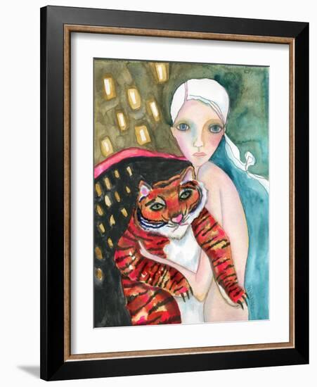 Bad Kitty-Wyanne-Framed Giclee Print