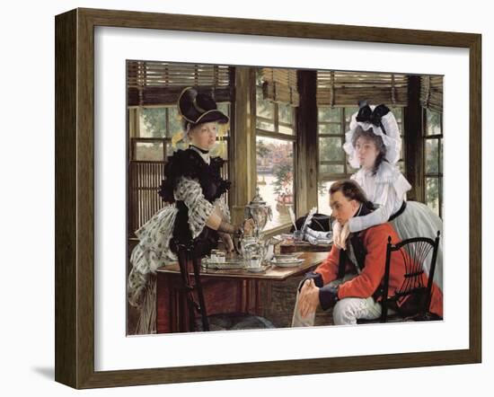 Bad News, the Parting, 1872 (Oil on Canvas)-James Jacques Joseph Tissot-Framed Giclee Print