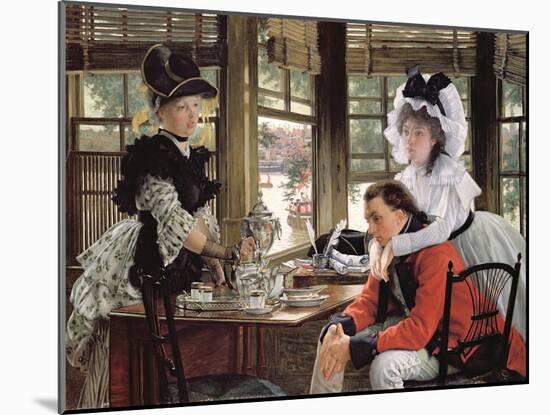 Bad News, the Parting, 1872 (Oil on Canvas)-James Jacques Joseph Tissot-Mounted Giclee Print