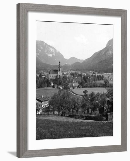 Bad Reichenhall and Grossgmain, Germany and Austria, C1900s-Wurthle & Sons-Framed Photographic Print